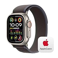 Apple Watch Ultra 2 GPS + Cellular 49mm Titanium Case with Blue/Black Trail Loop - S/M with AppleCare+ (2 Years)