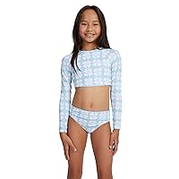 Roxy Girls' Vacation Memories Cropped Long Sleeve Rashguard