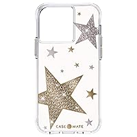 Case-Mate iPhone 13 Pro Case - Sheer Superstar [10ft Drop Protection] [Wireless Charging Compatible] Luxury Bling Glitter Case for Apple iPhone 13 Pro 6.1