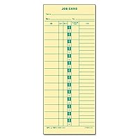 TOPS 1258 Time Cards,Used for Accurate Job Costing,500/BX,3-1/2-Inch x9-Inch