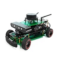Rosmaster R2 Robot Kit Standard Ver Programmable AI Vision Recognition Robot Kit Learn Electronic Science Projects, ROS2 Beginners, and Collision Prevention Function (with Jetson Nano B01)
