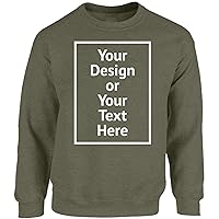 Personalized Sweatshirt for Men and Women- Custom Your Design Photo Picture Text DIY Gifts
