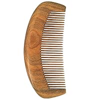 Wood Comb with Fine Tooth Wooden Comb Green Sandalwood Comb for Men Women