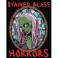 Adult Coloring Book: Stained Glass Horrors