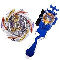Battling Top Burst Toy Sparking Launcher Set, Bey Battle Blade Blades Abyss Diabolos Gyro Left and Right Launchers Two-Way Spinning Bayblayed Game Toys for Kids Boys 6-8-12
