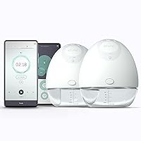 Breast Pump - Double, Wearable Breast Pump with App - The Smallest, Quietest Electric Breast Pump - Portable Breast Pumps Hands Free & Discreet - Automated with Four Personalized Settings