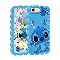 Cases for iPhone 5S 5C 5 Case, Cute Cartoon Unique Soft Silicone Animal Rubber Character Shockproof Anti-Bump Protector Boys Kids Girls Gifts Cover Skin for iPhone 5S/5/5C/S