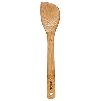 Helen's Asian Kitchen Left-Handed Stir Fry Spatula, 13 Inch, Natural Bamboo