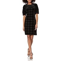 Tommy Hilfiger Women's Puff Sleeve Shift Dress