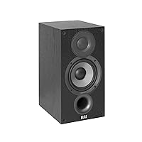 Debut 2.0 B5.2 Bookshelf Speakers, Black (Pair) - 1” Cloth Dome Tweeter & 5.25” Aramid Fiber Woofer - 2-Way Bass Reflex - Up to 35,000 Hz Response