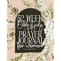 52 week bible study and prayer journal for women boho