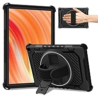 ROISKIN for 2023 Release Fire HD 10 Tablet Case(Fit 13th Generation) 360 Rotating Kickstand Hand Strap(No Screen Protector) Dual Layer Shockproof Case,Also for 10in Sony