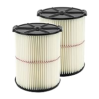 ATXKXE Replacement Filter for Craftsman CMXZVBE38754 fit 5-20 Gallon shop vacuum (2 Pack)