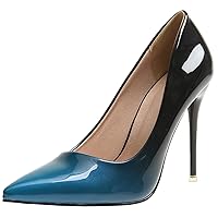 BIGTREE Pointed Toe Pumps Women High Heels Dress Pumps Gradients Stiletto Shoes