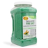 Detox Foot Soak Pedicure and Bath Fine Salt, Cucumber and Melon, 128 Oz - Made with Dead Sea Salts, Argan Oil, Coconut Oil, and Essential Oil - Hydrates, Softens and Moisturizes