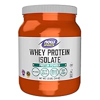 Sports Nutrition, Whey Protein Isolate, 25 g With BCAAs, Unflavored Powder, 1.2-Pound