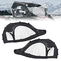 KEMIMOTO Upper Doors Compatible with CFMOTO ZForce 950 Upgrade Fit with Side Mirrors and Windshields, ZForce 950 H.O 2022-2024 /2020-2022 ZForce 950 Sport Soft Cab Enclosures 2 Upper Windows