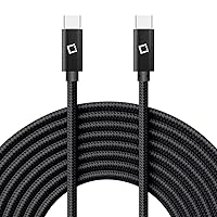 Dual USB-C/PD 60W Fast Charging Cord Compatible with Samsung Galaxy S22+ 5G Plus 5Gbps Data Transfer for Power Delivery Hi Capacity Charging (Black)