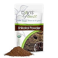 Davis Finest Shikakai Powder 100g, Pure & Natural Shikakai Shampoo, SLS-Free, Itchy Scalp, Dry Hair, Promotes Hair Growth, Ayurvedic Hair Mask, Body Wash