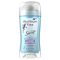 Secret Aluminum Free Deodorant for Women, Lavender Scent, 2.4 oz