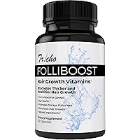 Tricho Hair Growth Vitamins - with Biotin, Vitamin C, Zinc, and Vitamin B12-30 Day Supply - Helps Promote Thick, Full Hair Growth - Natural-Based Hair Care Formula - Made in The USA