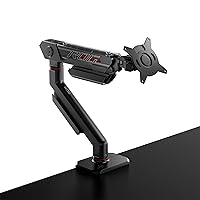ROG Ergo Monitor Arm (AAS01) - Monitor Mount with Cable Management, Ergonomic, Pivot, Swivel, Height Fully Adjustable, Clean Desk Setup, up to 39 inches*,23lbs*, VESA 100x100, Mechanical Spring