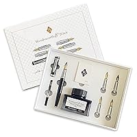 GC QUILL Calligraphy Set Fountain Pens 7 Different Size Nibs and 36  Assorted Ink Cartridges Kit for Calligraphy Lettering - Complete Easy  Learning Set