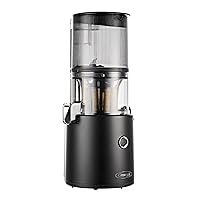 Juicer Easy Clean Slow Masticating Cold Press Vegetable and Fruit Juice Extractor Effortless Series for Batch Juicing with Extra Large Hopper for No-Prep, 68-Ounce Capacity, 150-Watts, Black