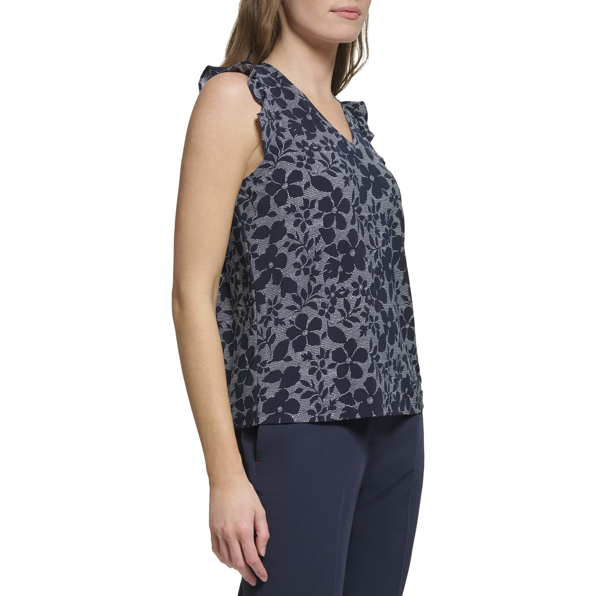 Tommy Hilfiger Women's Drapey Suiting Blouse