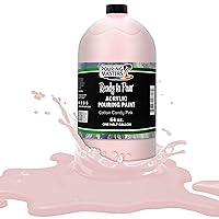 Pouring Masters Cotton Candy Pink Acrylic Ready to Pour Pouring Paint - Premium 64-Ounce Pre-Mixed Water-Based - for Canvas, Wood, Paper, Crafts, Tile, Rocks and More