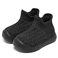 Baby Shoes Baby Sock Shoes Baby Walking Shoes Infant Slip On Slippers Boys & Girls Non-Slip First Walk Sneakers
