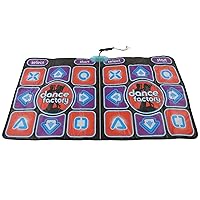 Dance Mat for Kids and Adults, Musical Electronic Dance Mats, Double User Folding Dancing Mat Dance Step Pad Non Slip Yoga Game Blanket with Wireless Handle for Boys & Girls