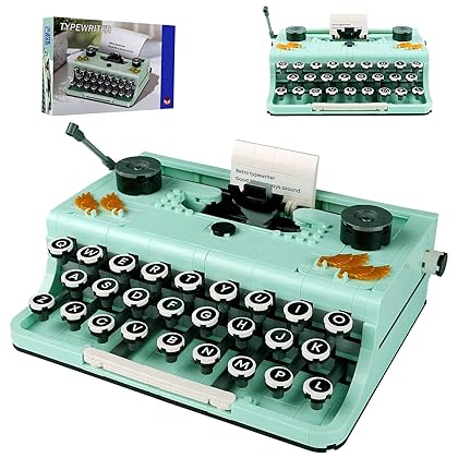820PCS Ideas Retro Typewriter Building Blocks Toys Model,Classic Printer Models Building Set,Best Nostalgic Gift for 6+ Year Old Kids or Adults