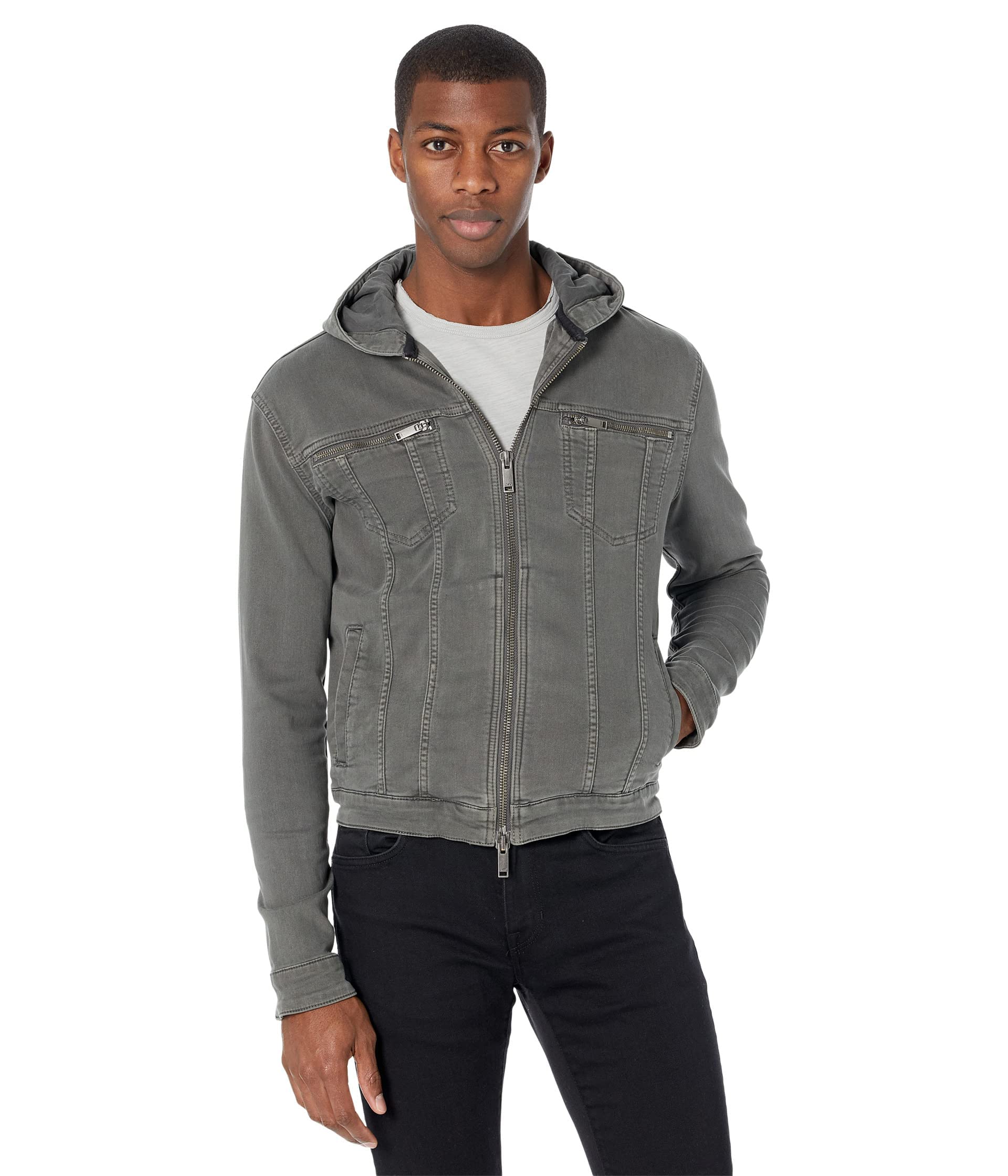 John Varvatos Star USA Men's Scott Hooded Jacket