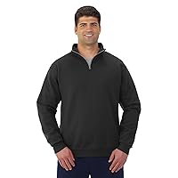 Jerzees Men's NuBlend 1/4 Zip Cadet Collar Sweatshirt