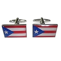 Commonwealth of Puerto Rico Flag Cufflinks