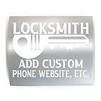 LOCKSMITH Custom Text - PICK COLOR & SIZE - Business Mobile Vinyl Decal Sticker A