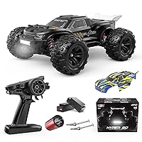 HYPER GO H16BM 1/16 RTR Brushless Fast RC Cars for Adults, Max 42mph Electric Off-Road RC Truck, High Speed RC Car 4WD Remote Control Car with 2 Lipo Batteries for Adult, Compatible with 3S Lipo