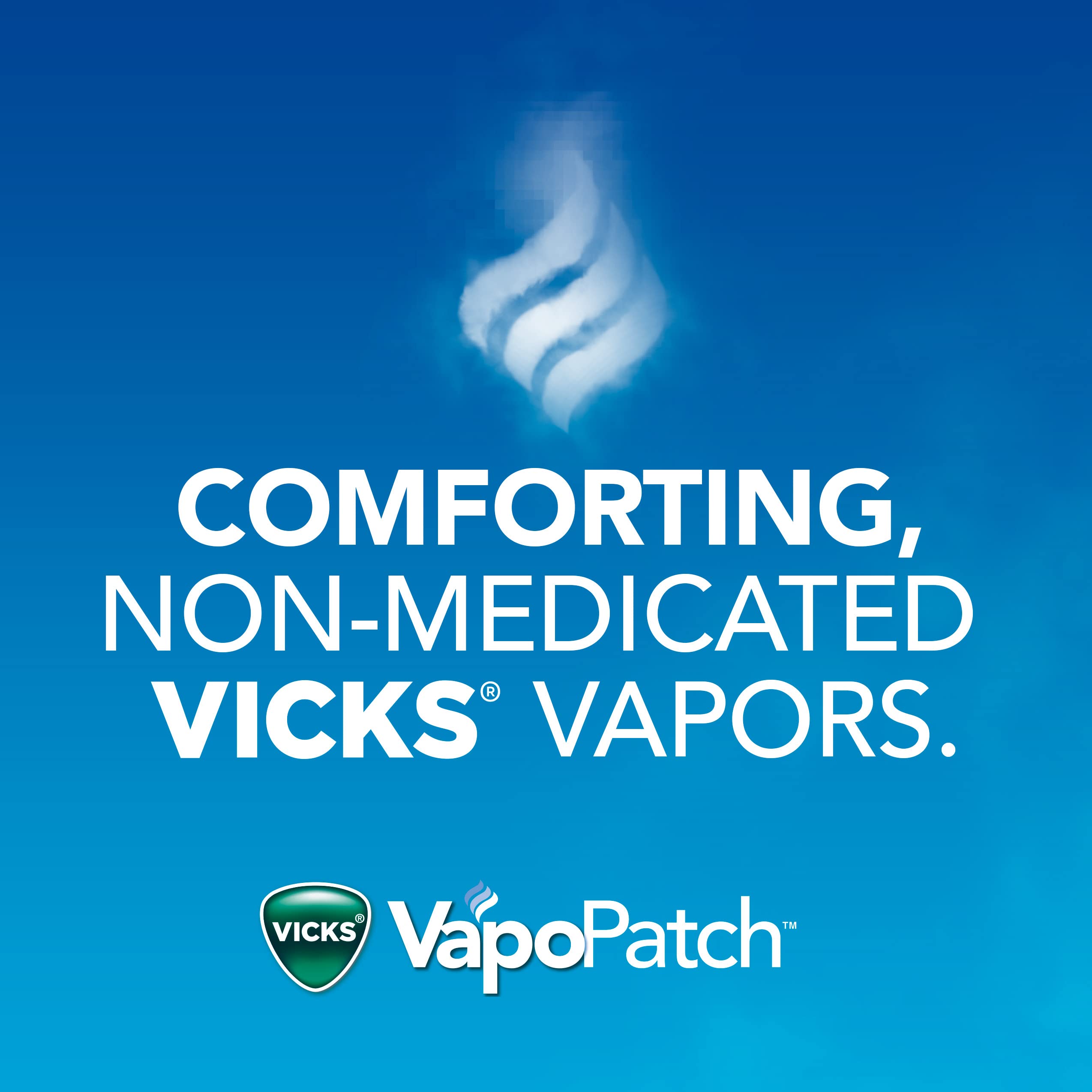 Vicks VapoPatch, Wearable Mess-Free Aroma Patch, Soothing & Comforting Non-Medicated Vapors, for Adults & Children Ages 6+, 5ct (4 Pack)
