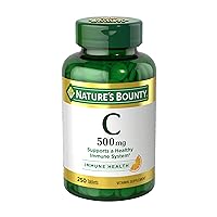 Nature’s Bounty Vitamin C, Immune Support, Tablets, 500mg, 250 Ct