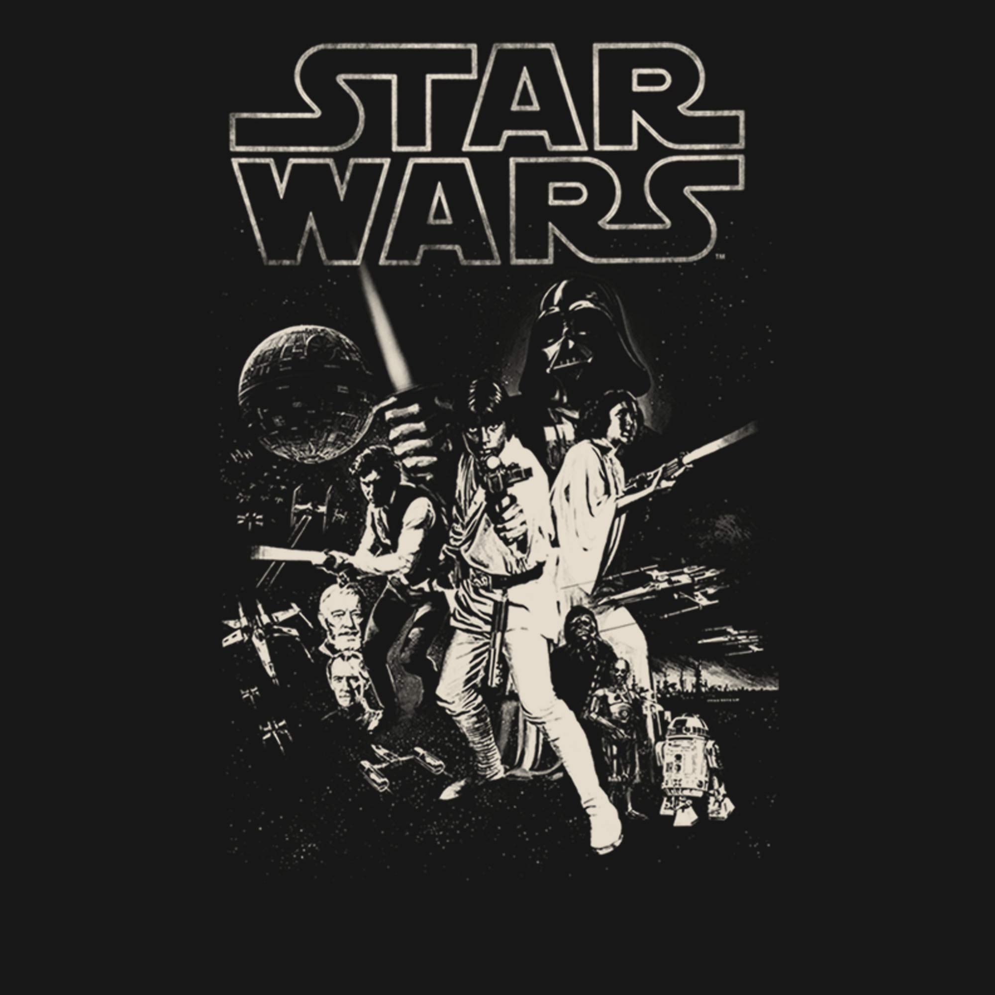 Star Wars Men's Official 'Poster' Premium Performance Graphic Tee