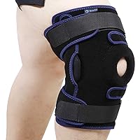 Nvorliy Plus Size Hinged Knee Brace Dual Strap Patellar Stabilization Design & High-Level Support For Arthritis, ACL, LCL, MCL, Meniscus Tear, TDislocation, Post-Surgery Recovery Fit Men & Women (3XL)