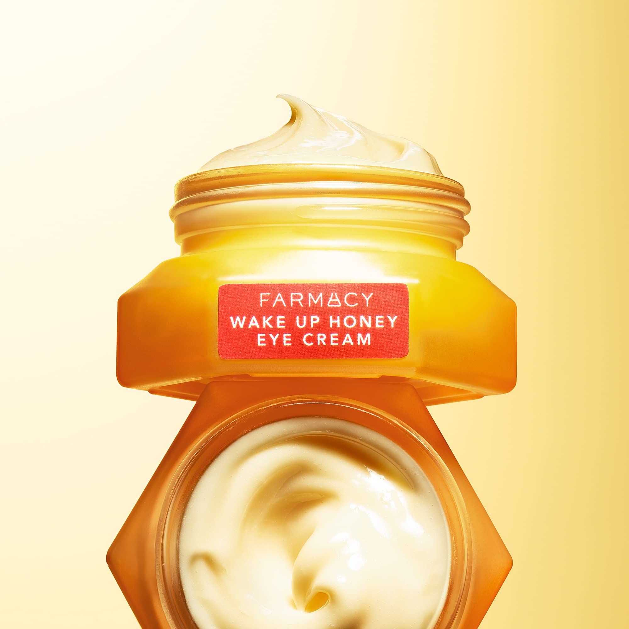 Farmacy Wake Up Honey Eye Cream for Dark Circles and Puffiness - Under Eye Cream for Wrinkles and Bags Under Eyes - Formulated with Caffeine & Vitamin C