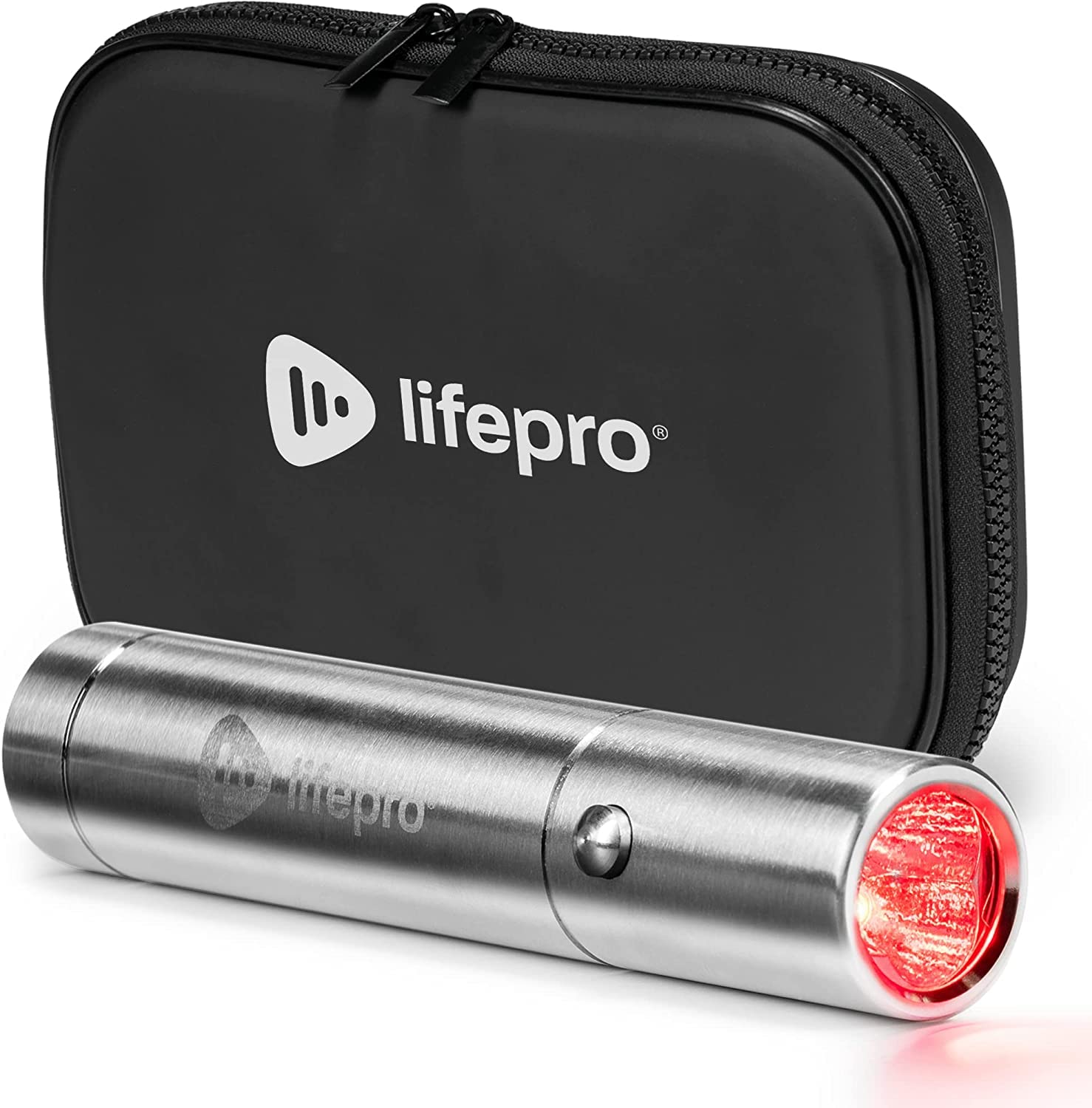 LifePro Infrared & Red Light Therapy for Joint and Muscle Pain. Red Light Therapy Device for Pain Relief. Near Infrared Light Therapy for Inflammation - Face & Body Use - 3 wavelengths (Black)