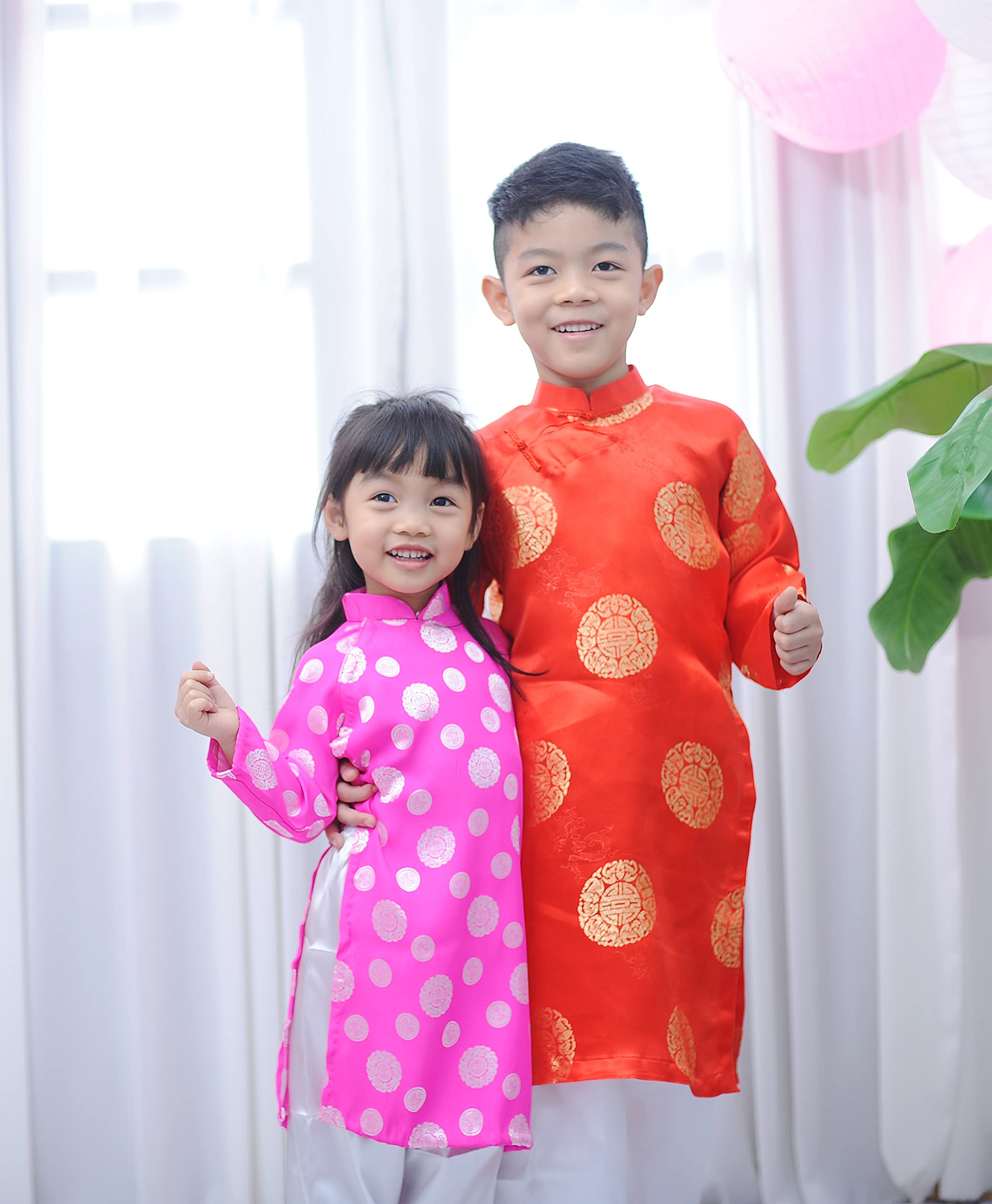 Ao Dai Vietnamese Traditional Dress for Children