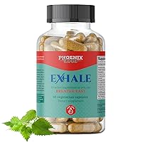 Lung Cleanse and Detox - Exhale Lung Support Supplement for Clear Lungs | Lung Cleanse for Smokers | Improves Lung Health So You Can Breathe Easy | Lung Health Supplement for Respiratory Support