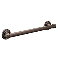 Moen YG6424ORB Bathroom Safety 24-Inch Stainless Steel Traditional Bathroom Grab Bar, Oil-Rubbed Bronze