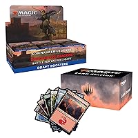 Magic The Gathering Commander Legends: Battle for Baldur’s Gate Draft Party Bundle | Includes 1 Draft Booster Box + 1 Land Station