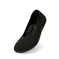 Arromic Wide Toe Box Flats Shoes for Women Comfortable Women Ballet Flats V-Cut for Causal Dressy Office Work
