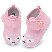 JOINFREE Baby Girls Boys Slippers Breathable Infant Shoes Non-Slip First Walking Shoes Crib Shoes Baby Barefoot Shoes